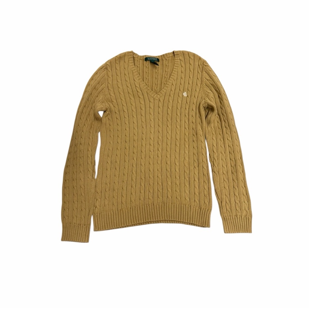 Ralph Lauren Cable Knit Sweater - Tan